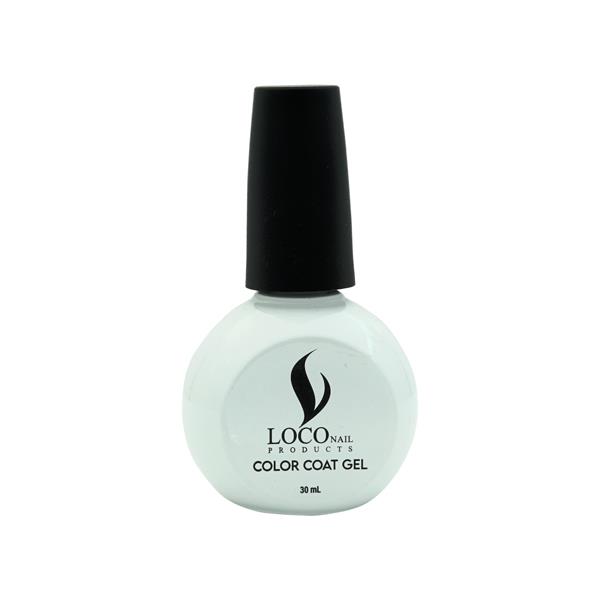 لاک ژل لوکو سفید 30 میل Loco Color Coat Gel