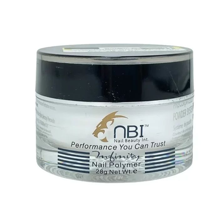 پودر کاشت ناخن بی رنگ ان بی آی NBI CLEAR 28G